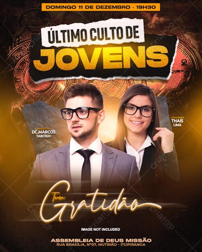 Último culto de jovens