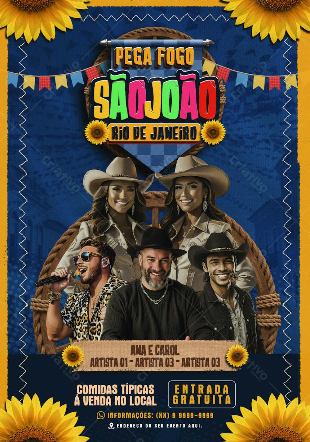 Flyer Pega Fogo São João
