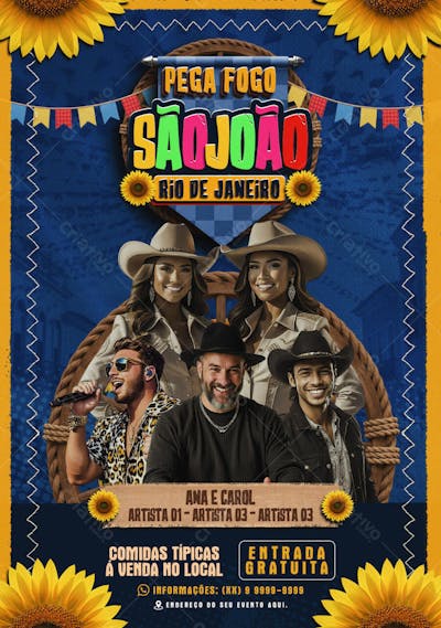 Flyer Pega Fogo São João