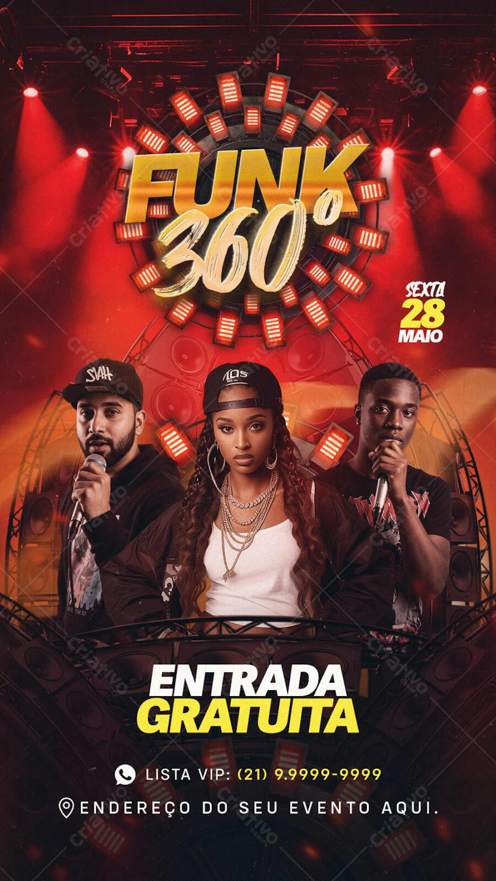 Flyer Funk 360º Evento