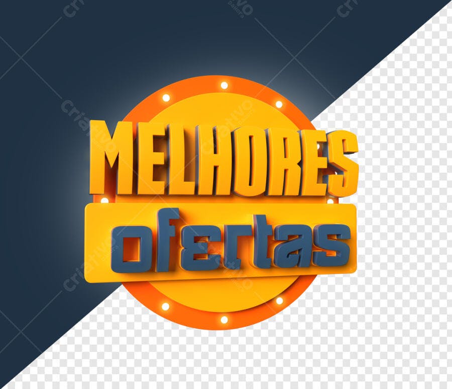 Banner Melhores Ofertas PSD Editável