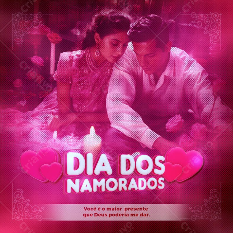 Postagem Dia dos Namorados PSD Editável