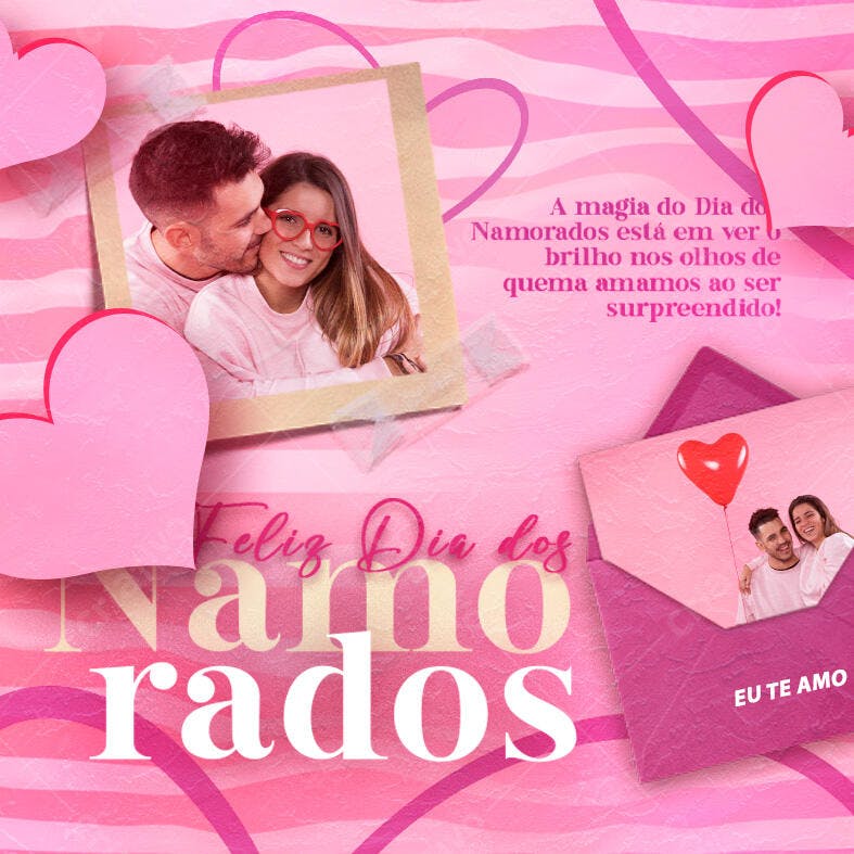 Postagem Dia dos Namorados PSD Editável