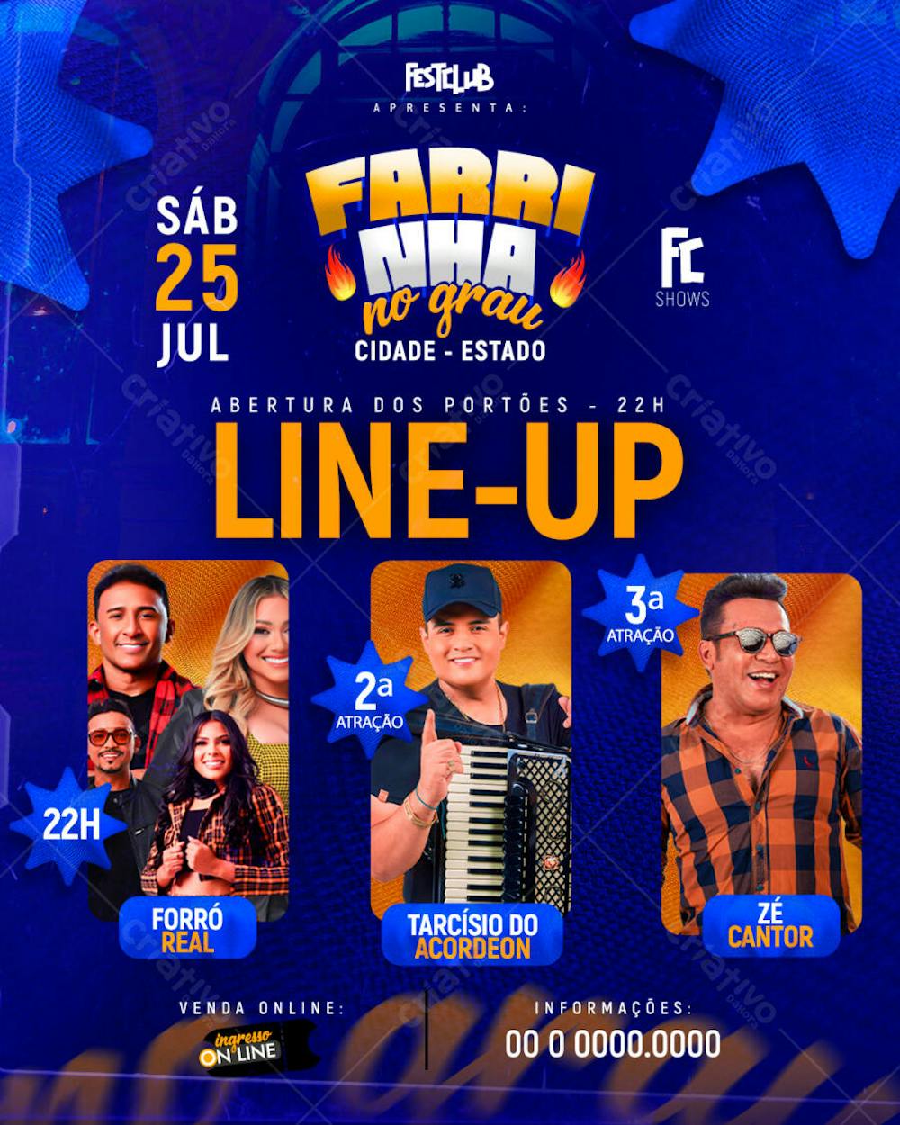 LINE-UP FARRINHA NO GRAU - FEED 03