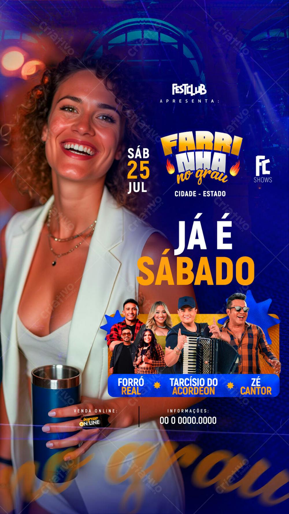 JÁ É SÁBADO FESTA FARRINHA NO GRAU - STORIES  04
