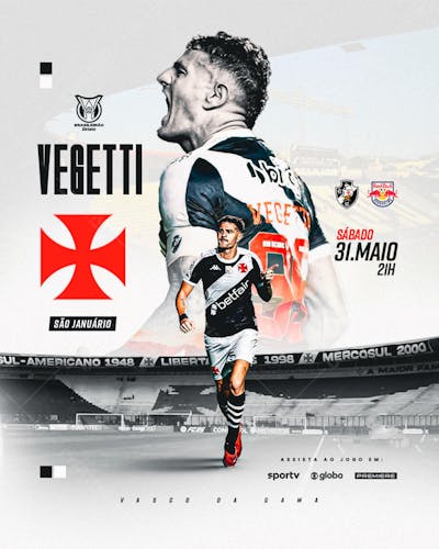 FUTEBOL BRASILEIRO VASCO VS BRAGANTINO VEGETTI SÃO JANUÁRIO