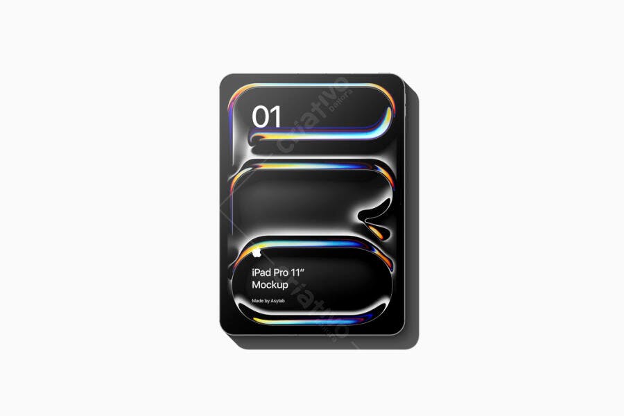 Mockup Caixa iPad Pro 11" - Design Moderno e Irrealista