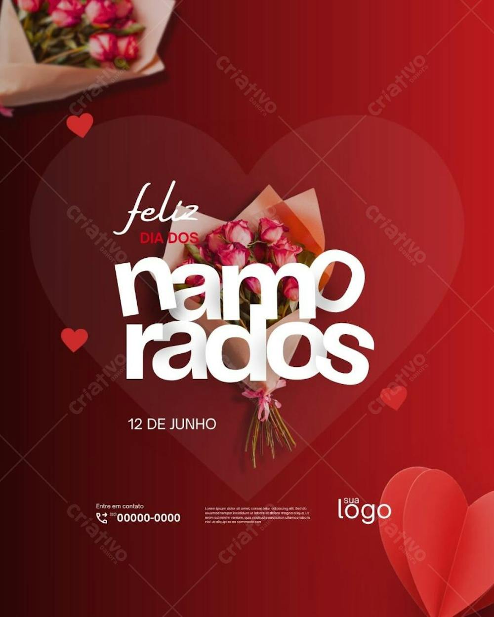 Dia dos namorados Editável no Canva