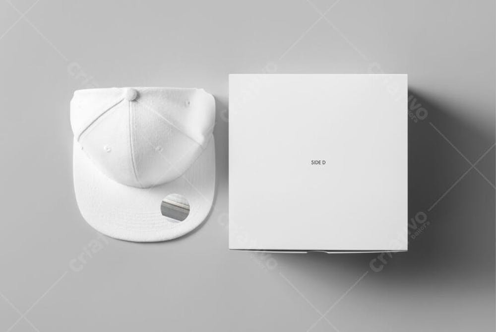 Cap & Box Mock-up_cap & box_top view