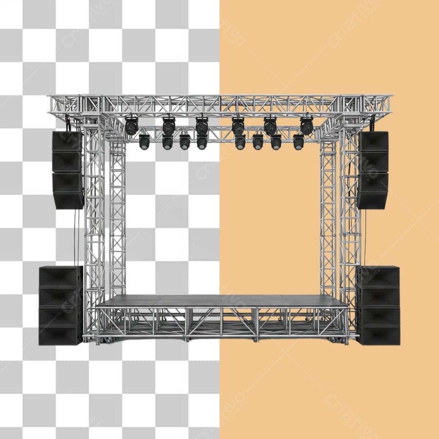 Mockup de Palco para Shows e Eventos PSD Editável