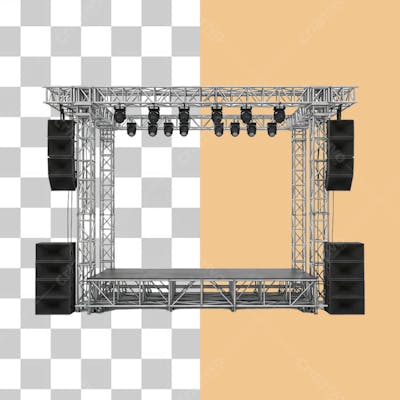 Palco de show v2 psd editável