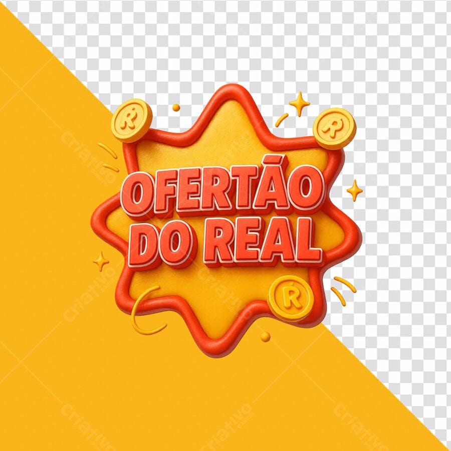 Banner Ofertaço do Real PSD Editável
