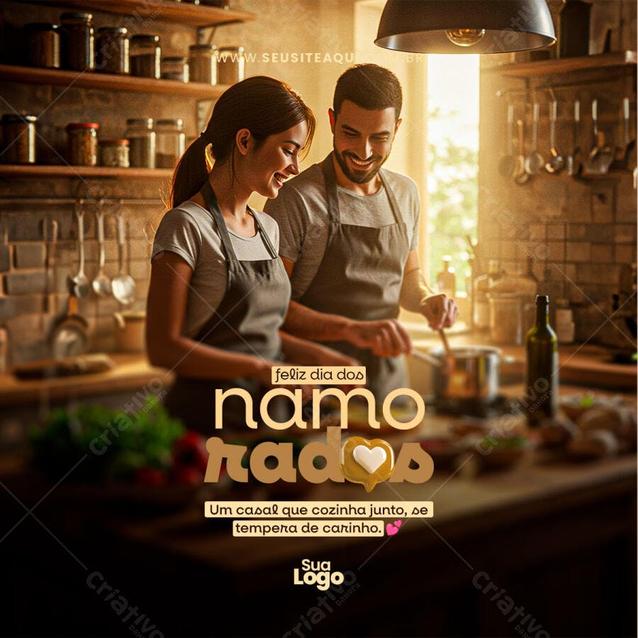 Postagem Dia dos Namorados PSD Editável