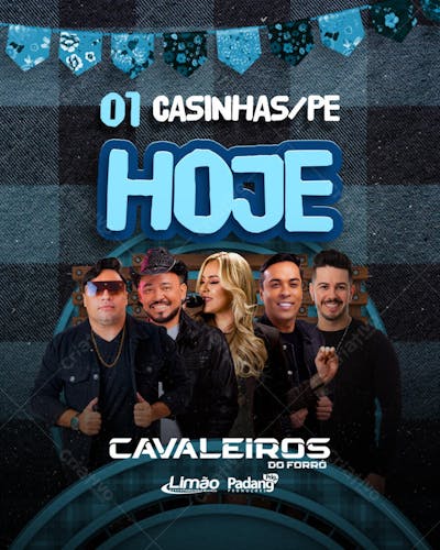 É Hoje 01Jun - Cavaleiros do Forró