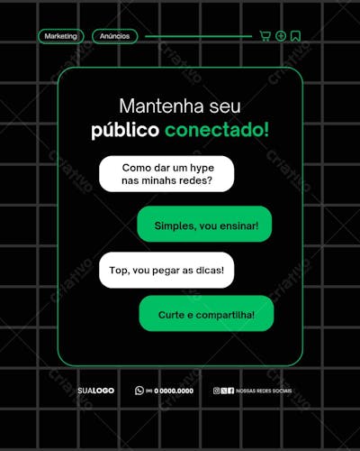 Arte marketing digital Editável no canva 