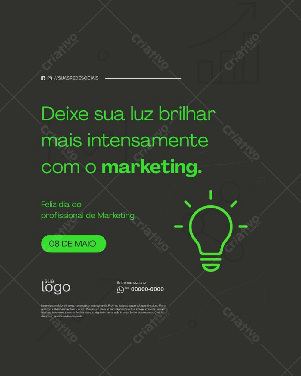 Arte marketing digital Editável no canva 