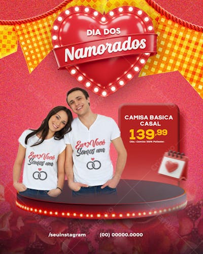 DIA DOS NAMORADOS - CRIATIVOS