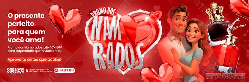 Banner O Presente Perfeito Para Quem Você Ama Social Media PSD