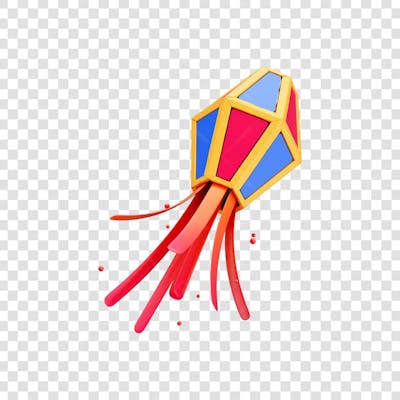 ASSET 3D - FESTA JUNINA - BALÃO JUNINO DE MADEIRA COM FUNDO ISOLADO (5)