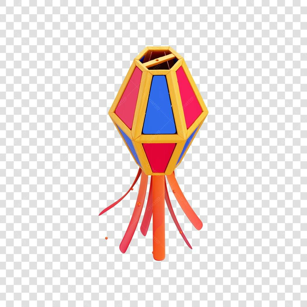Banner Festa Junina PNG com fundo transparente