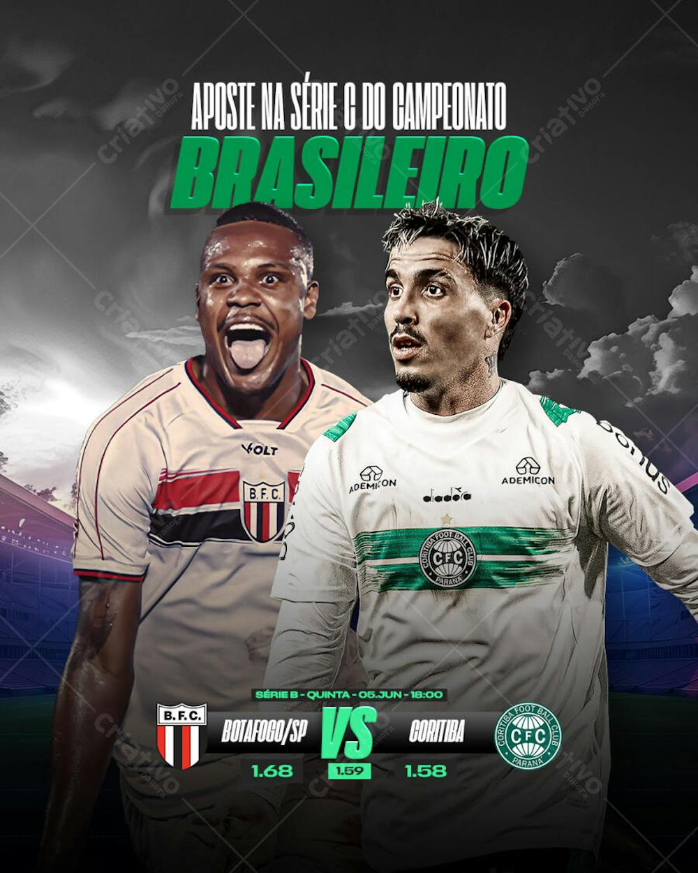 Jogo do Dia - Botafogo/SP X Coritiba