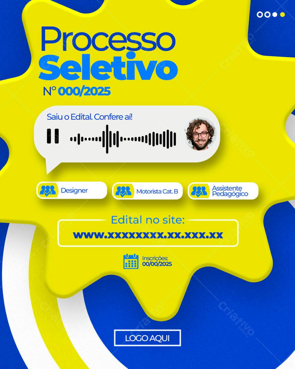 ARTE EDITAL PROCESSO SELETIVO