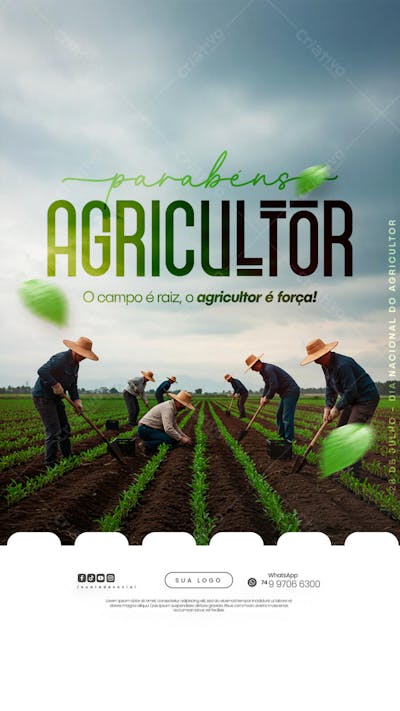 28 de Julho - Dia Nacional do Agricultor Flyer Social Media PSD Editável (3)
