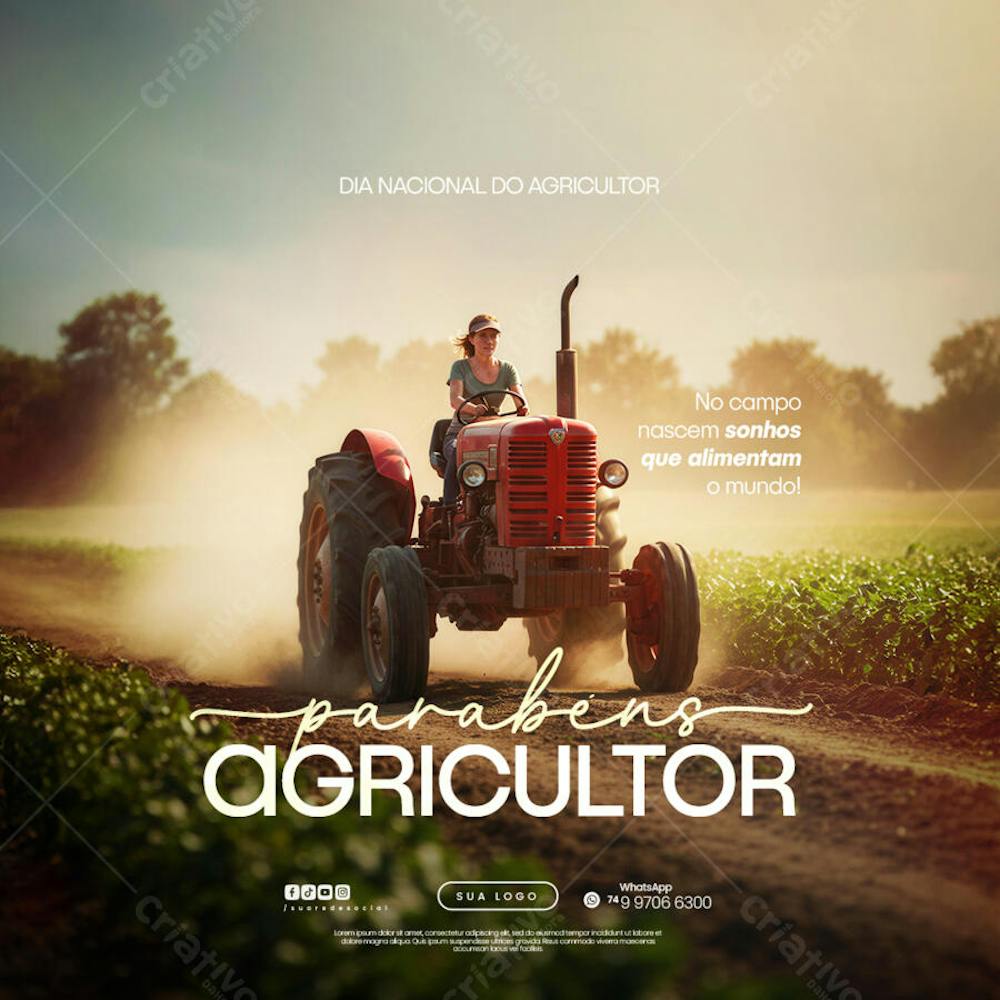 28 de Julho - Dia Nacional do Agricultor Flyer Social Media PSD Editável (13)