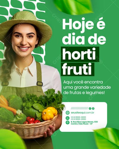 Arte Supermecado Editável no Canva