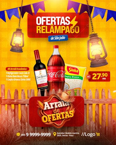 Ofertas Relâmpago - São joão Produtos de Mercado