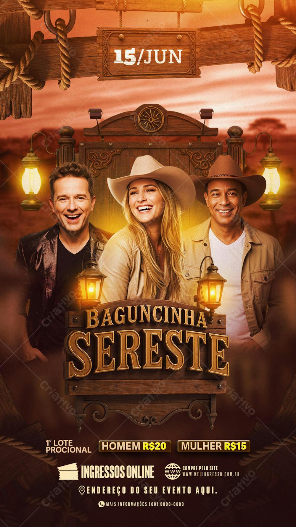 Flyer Baguncinha Sereste Story
