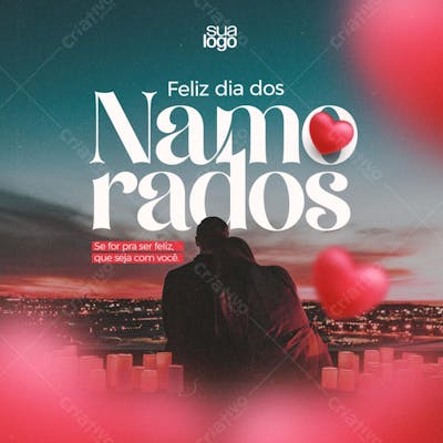 Dia dos namorados Editável no PSD