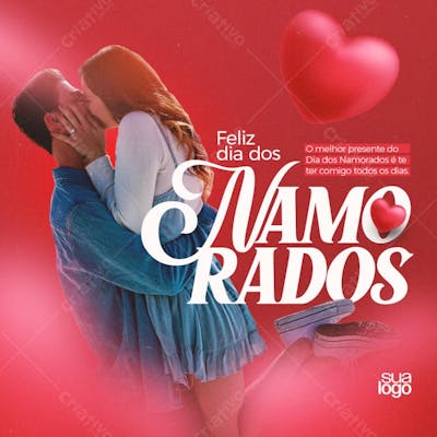 Dia dos namorados Editável no PSD