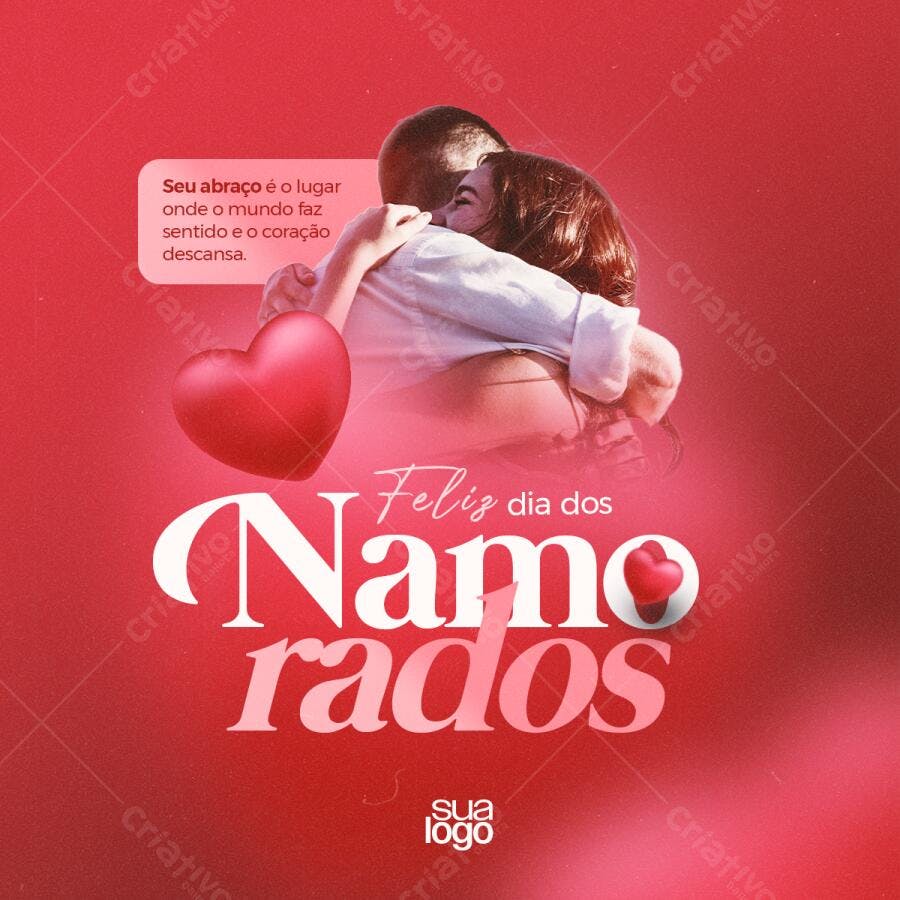 Postagem Dia dos Namorados PSD Editável