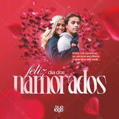 Dia dos namorados Editável no PSD