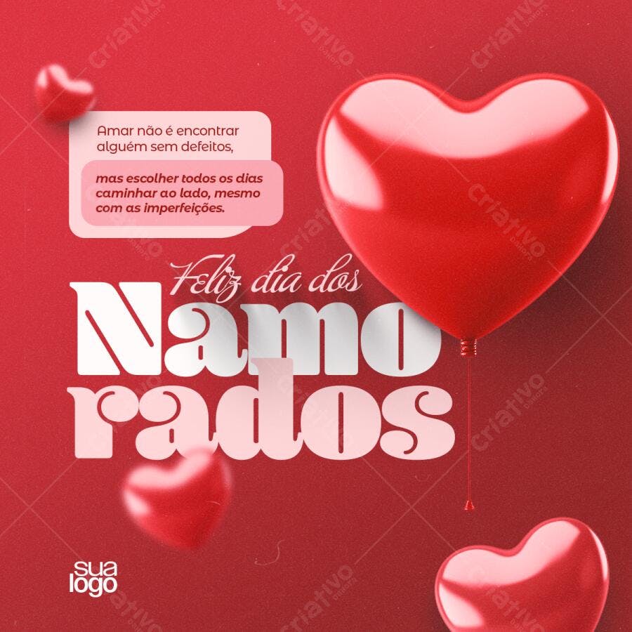 Postagem Dia dos Namorados PSD Editável