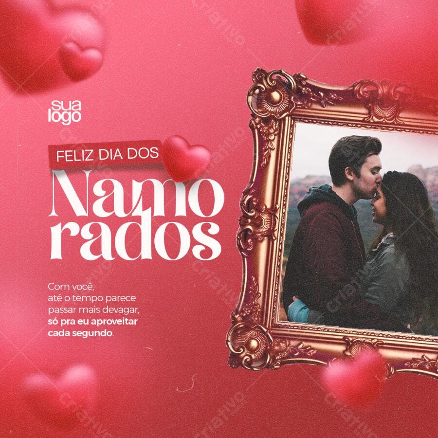 Postagem Dia dos Namorados PSD Editável