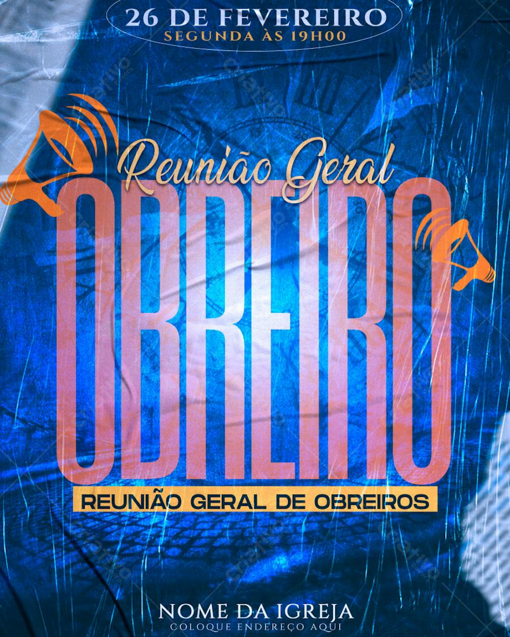 REUNIÃO GERAL DE OBREIROS - GOSPEL