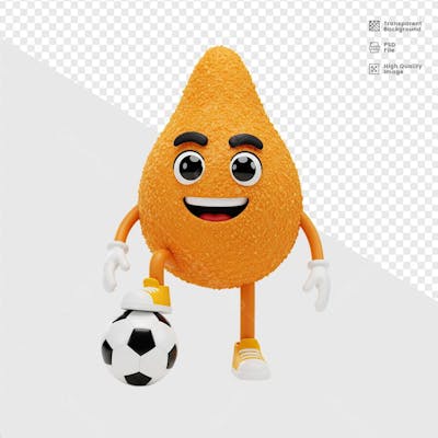MASCOTE 3D COXINHA  20