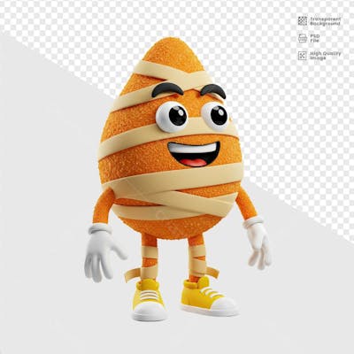 MASCOTE 3D COXINHA  19
