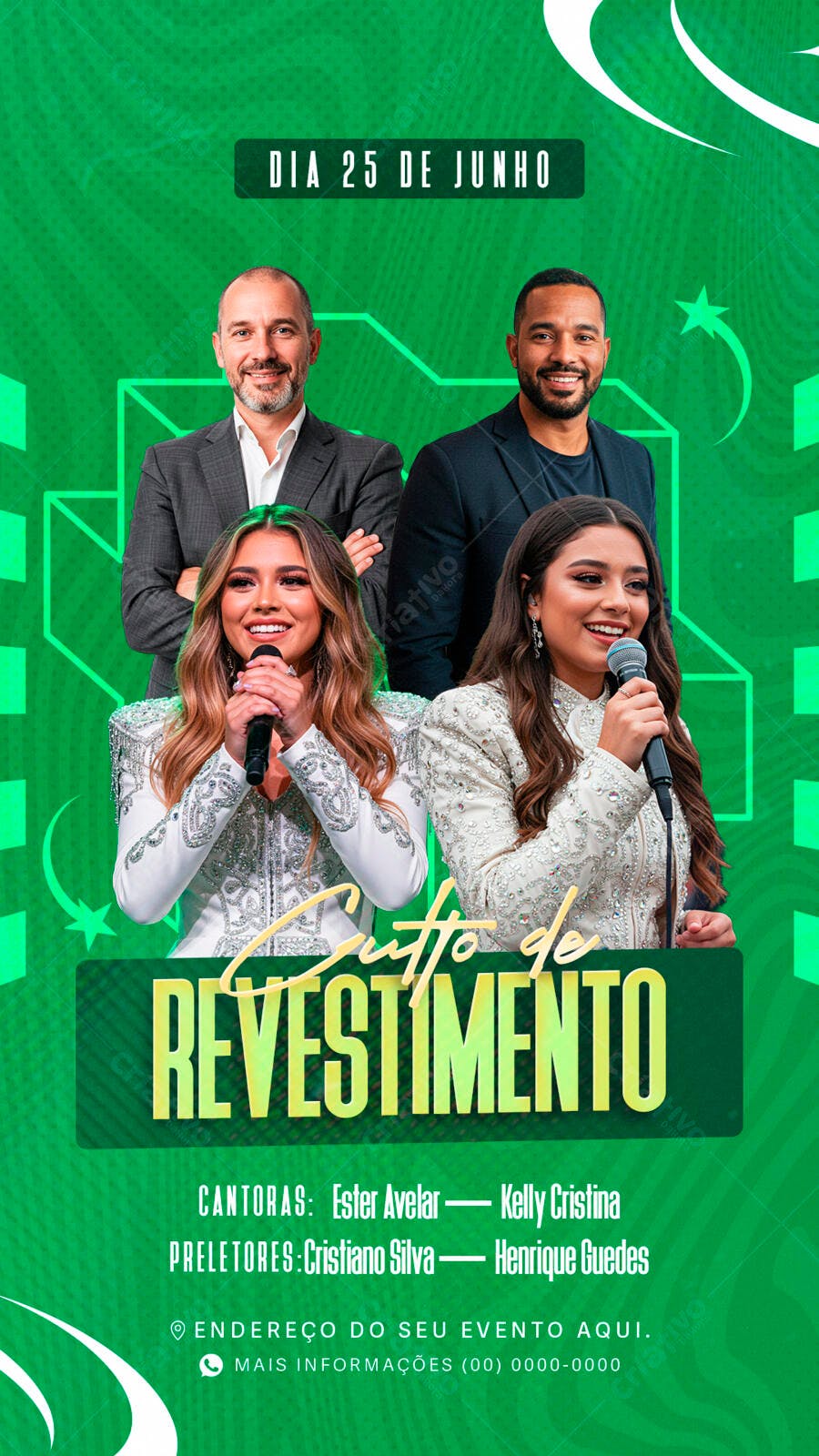 Flyer para Evento de Revestimento PSD Editável