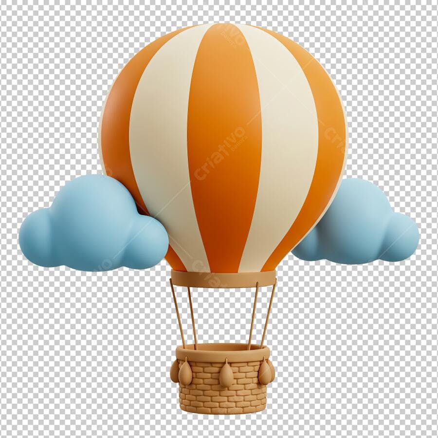 Ilustração Balão PNG com fundo transparente