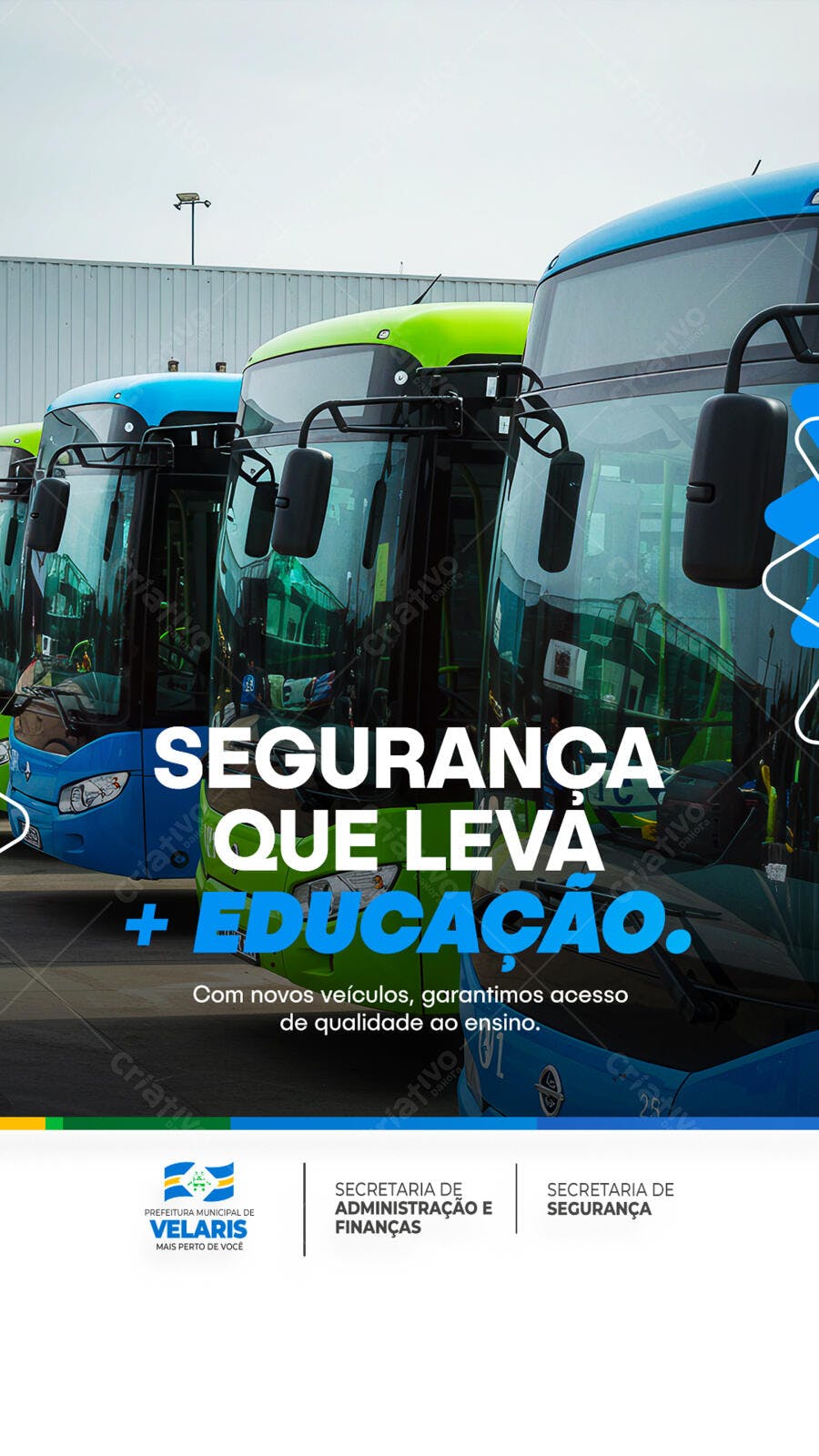 Flyer Segurança Escolar PSD Editável