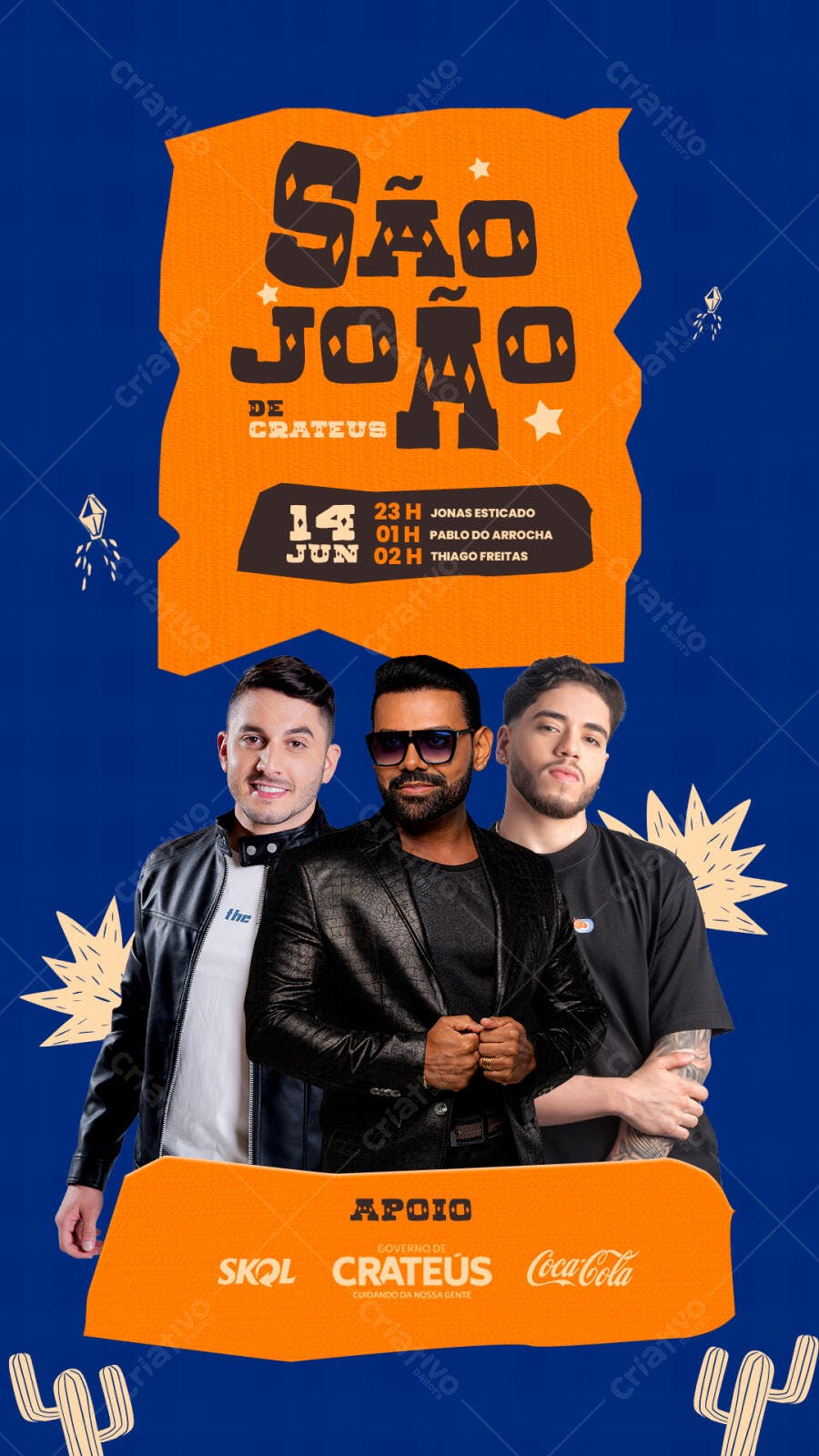 Flyer Festa de São João PSD Editável