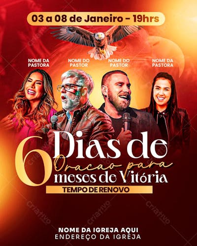 FLYER GOSPEL DE CAMPANHA PSD EDITAVEL