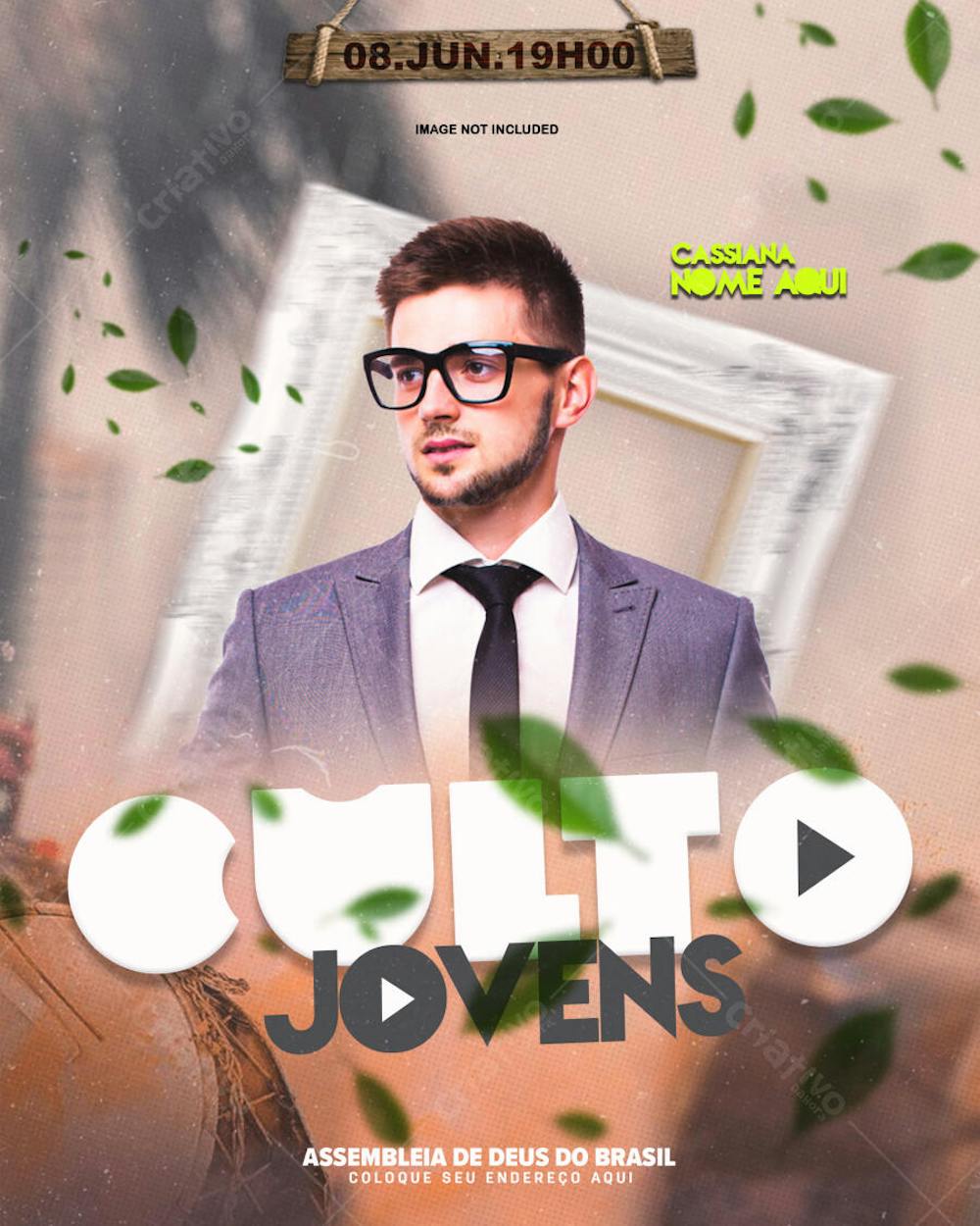 FLYER - CULTO JOVENS 09 - GOSPEL