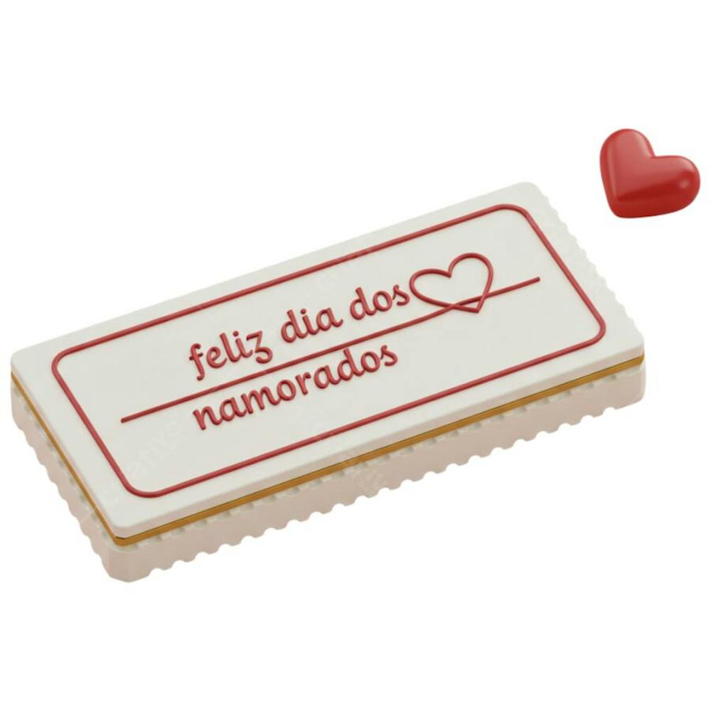 Feliz dia dos namorados 3D png