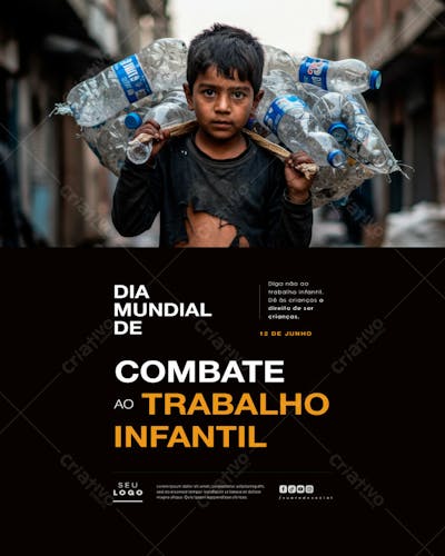 Dia Mundial de Combate ao Trabalho Infantil 12 de Junho social media (3)