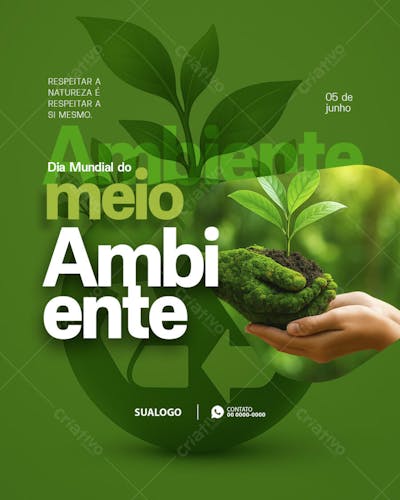 dia do mundial do meio ambiente 5 de junho 8