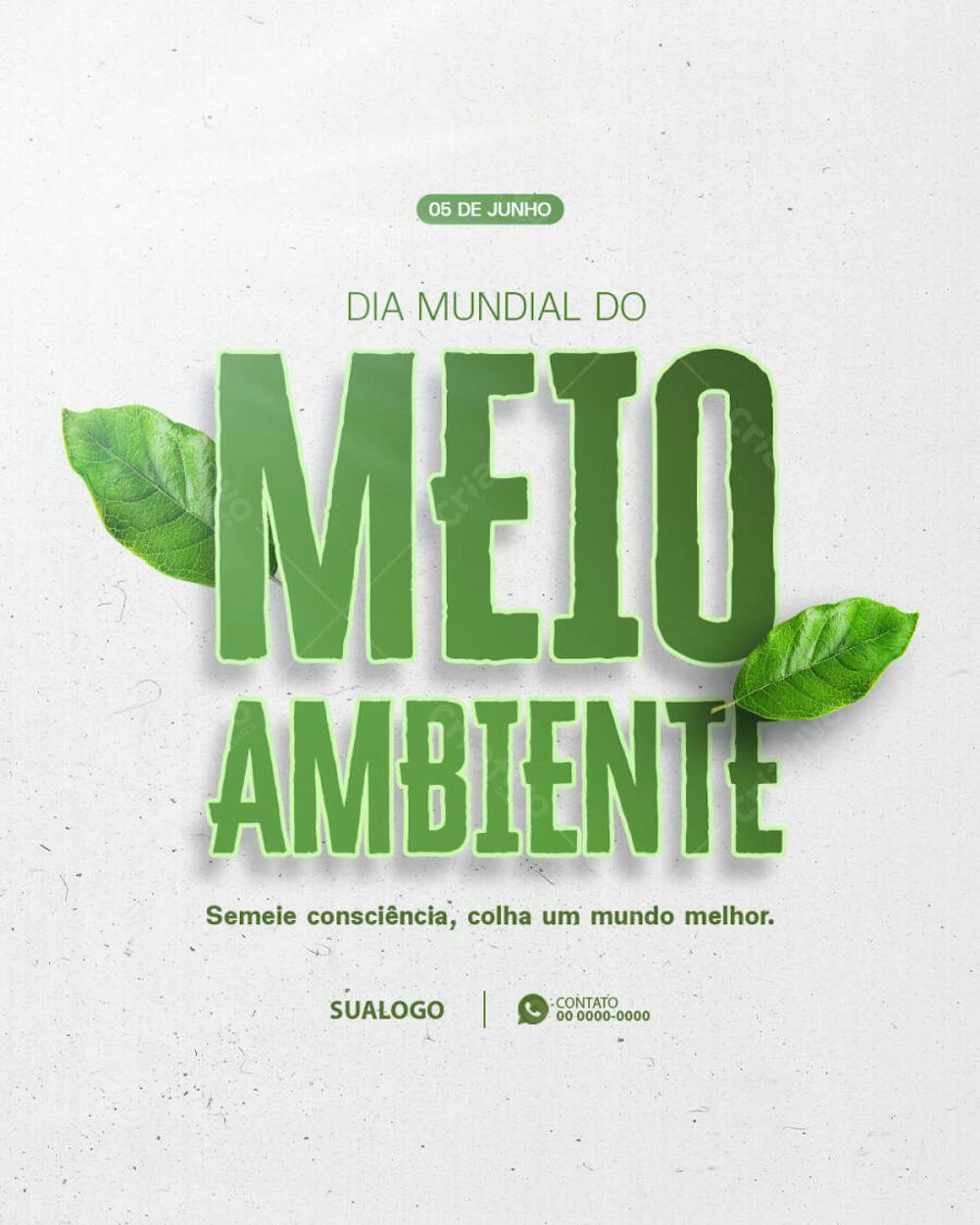 dia do mundial do meio ambiente 5 de junho 5